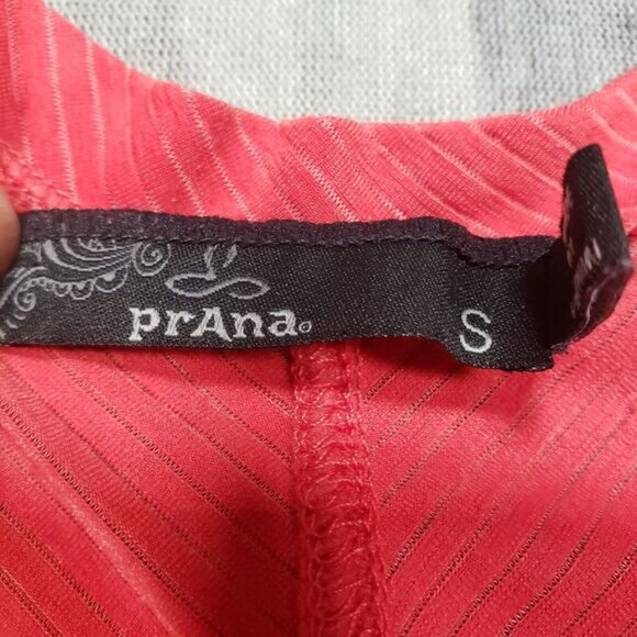 Prana Top Womens Small Red Sleeveless‎ Tank Top - Picture 4 of 6